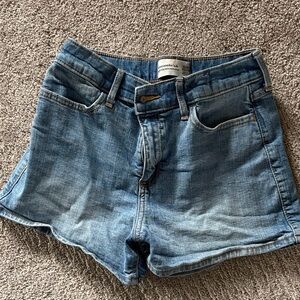 Abercrombie High Rise Mini Mom Shorts 13/14